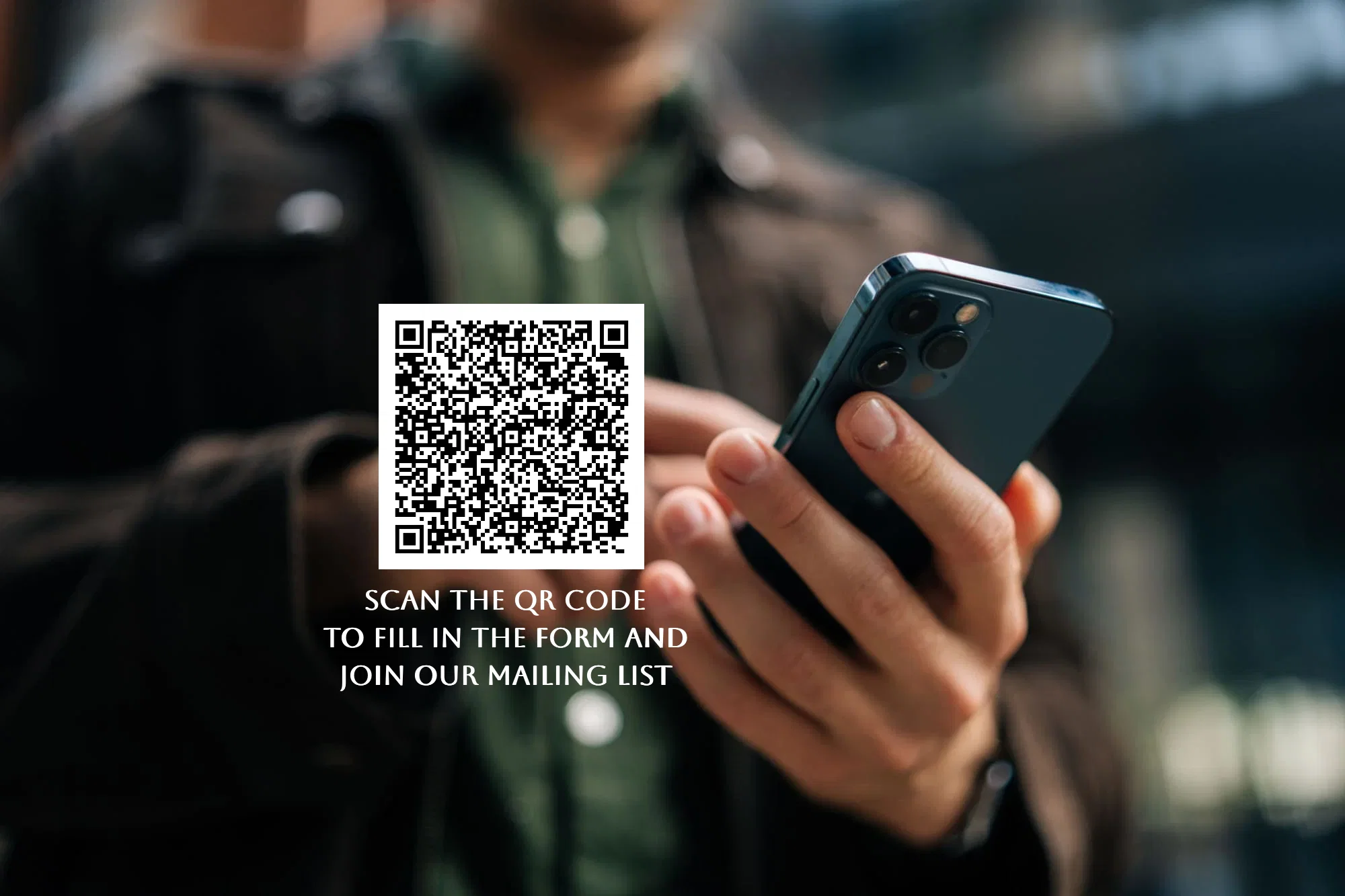 QR code to join the GCS mailing list